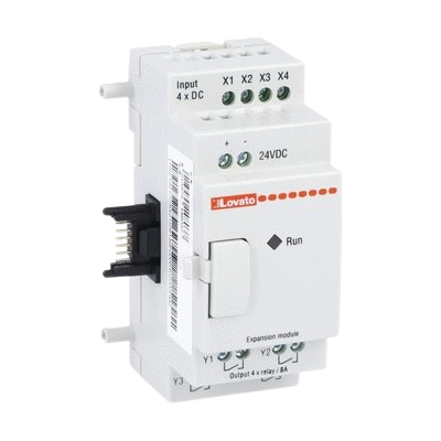 LOVATO LRE08RD024 MODULO ESPANSIONE 24VDC 4IN 4OUT A RELE' X LRD/LRK