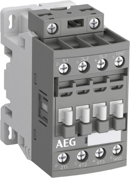 AEG LS05N3010 ADCONTATTORE 5,5KW 3 POLI 1NO 24VAC
