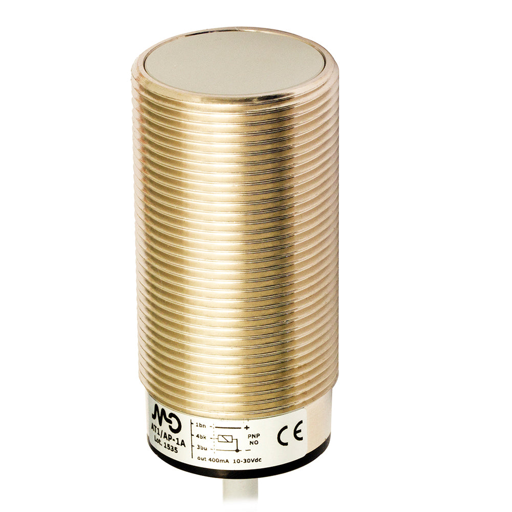 DATASENSING AT1/CP-1A SENSORE INDUTTIVO M30 SCHERMATO PNP NC CAVO 2MT