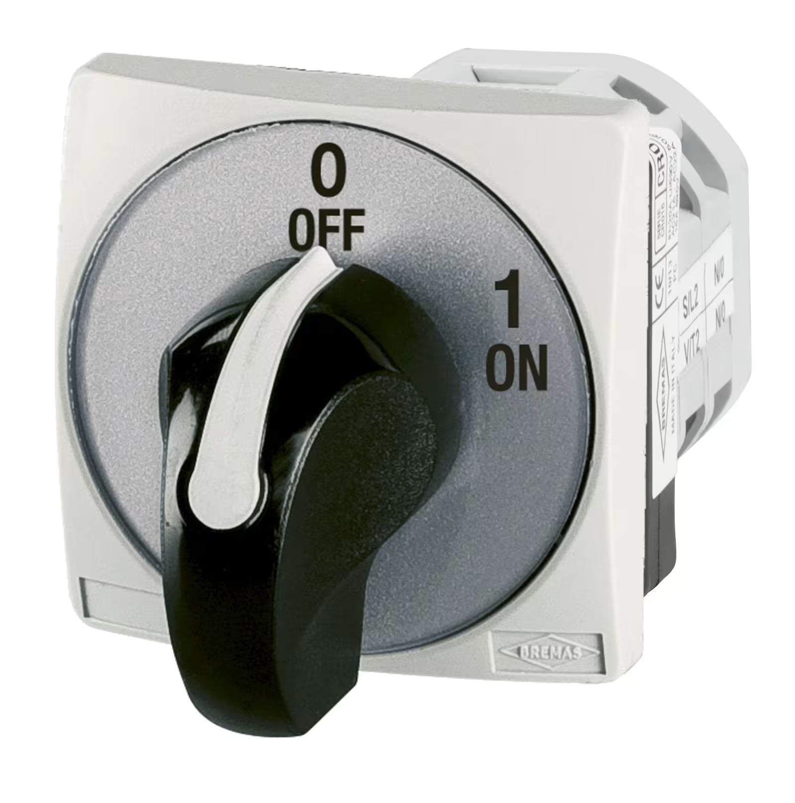BREMAS CR0320002RT4 INTERRUTTORE DA PANNELLO 2 POLI 40A MOSTRINA 48X48