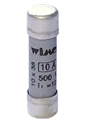 WIMEX 5400125 FUSIBILI 10,3X38 gG 25A RAPIDI CONFEZIONE 10 PZ
